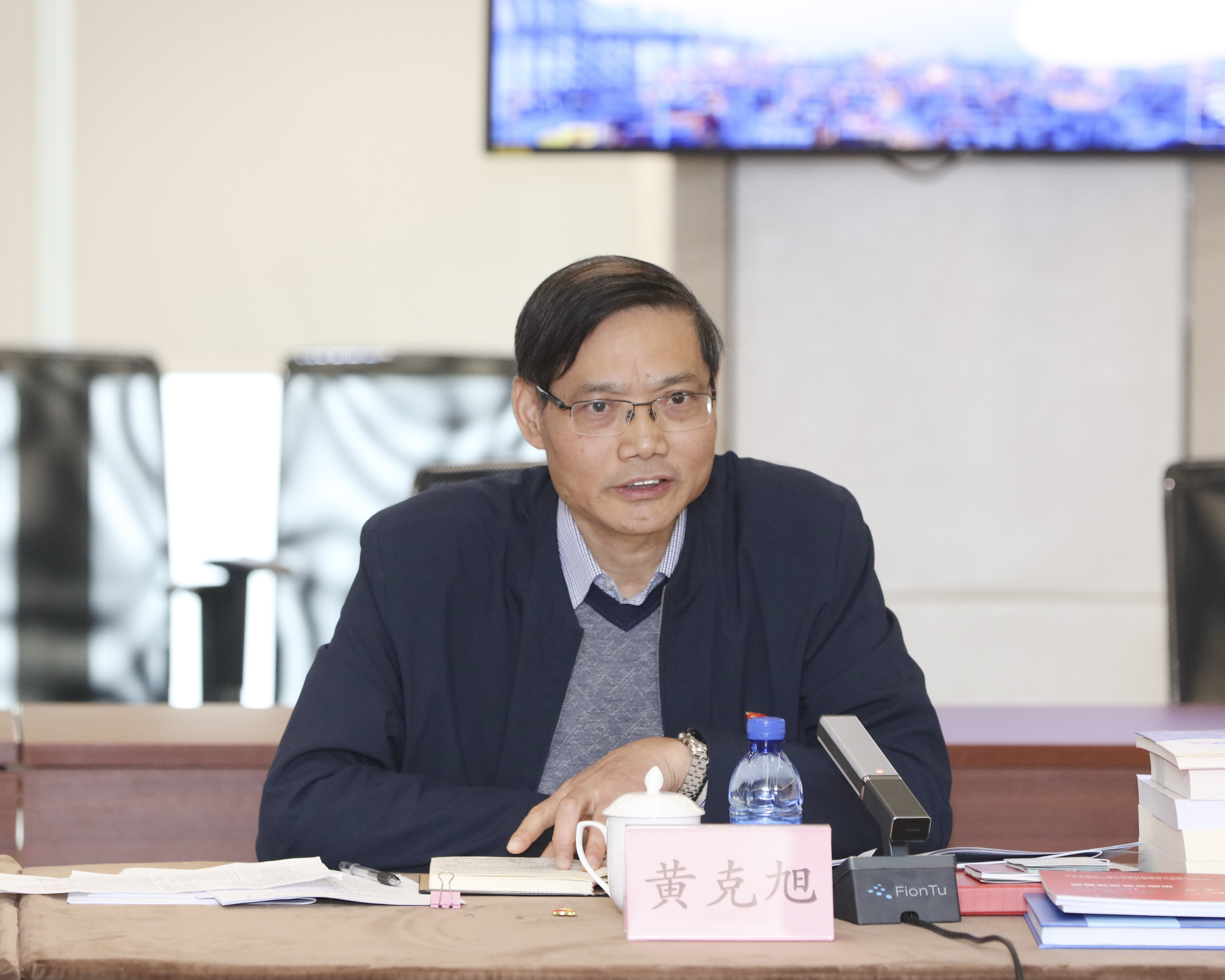 2020.1.20 浙江省属党建工作检查考核会议（省国资委工作组赴集团党建考核与“三服务”活动） 驻省国资委纪检监察组组长、省国资委党委委员黄克旭 点评.JPG