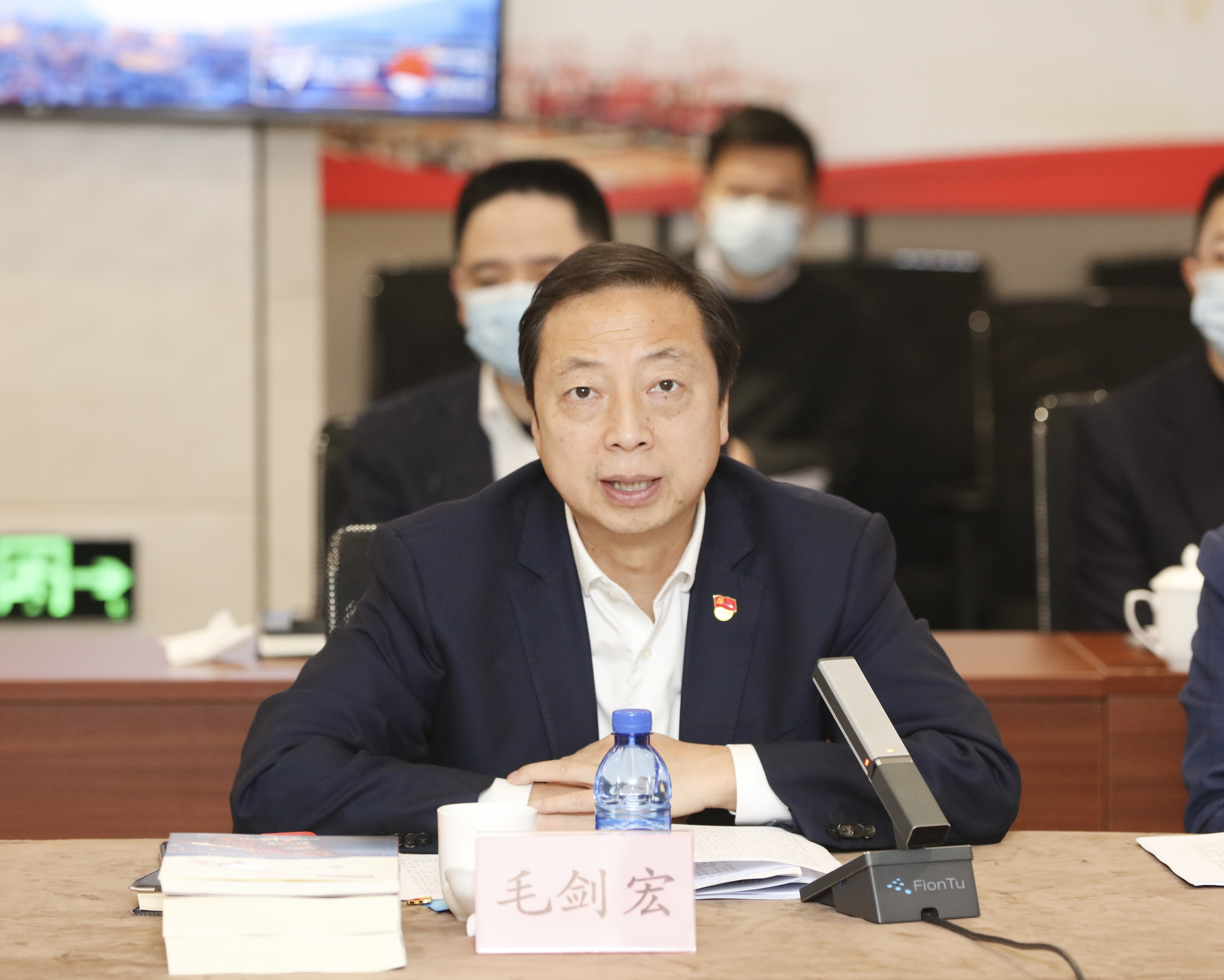 2020.1.20 浙江省属党建工作检查考核会议（省国资委工作组赴集团党建考核与“三服务”活动）毛董作总结报告.JPG